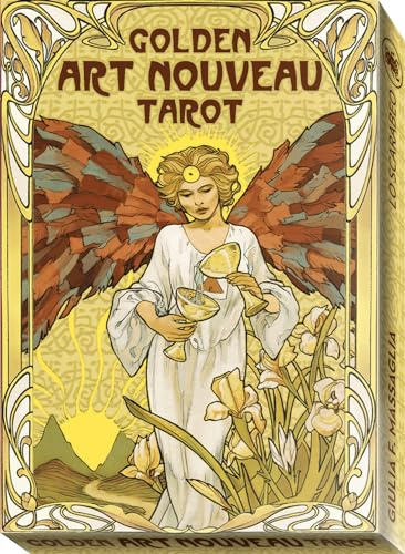 Golden Art Nouveau Tarot Grand Trumps: 22 full col cards with gold foil embossing & instructions