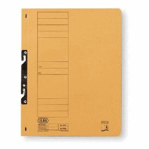 ELBA 22450-OG Einhakhefter aus Karton, orange, kaufmännische Heftung