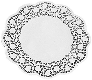 Pasticceria Tortenspitzen 26 cm, Rosendekor/250 Stck. - 47686-26