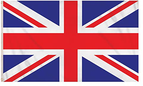 Henbrandt Bandera de Reino Unido con ojales de 1,5 m x 0,9 m