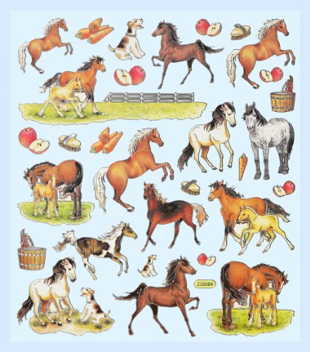Hobby Design Sticker * Pferd - Pferde - Fohlen * Aufkleber 3452315