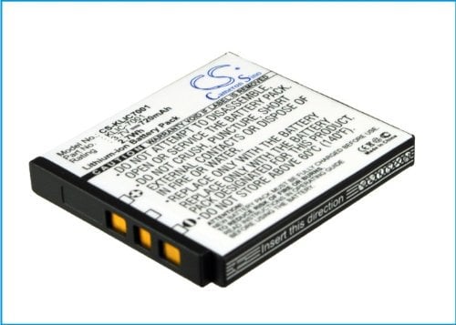 Battery for KODAK EasySharee M1063 KLIC-7001 3.7V 720mAh