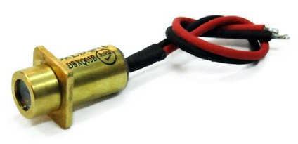 LASERFUCHS Restposten Linienlaser, rot, 635nm, 4°, 3V DC, 9x20mm, Laserklasse 2M - 70116250
