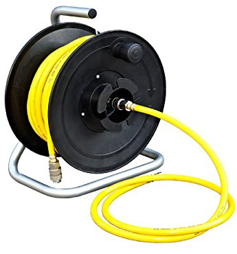 SIP Air Hose Reel 20m Floor Standing Hose Reel 8mm Diameter 20Bar (300psi) Max Pressure