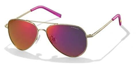 Polaroid Unisex-Kinder PLD 8015/N Ai J5G 52 Sonnenbrille, Gold (Gold/Grey Pink)