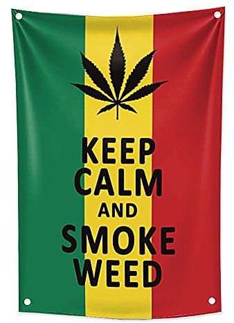 KINO Homie Jamaika Reggae Stil Weed Marihuana Blatt Dekorative Tapisserie Rasta Flagge Bar Club Tattoo Shop Banner Wandbehang Cannabis Stoff Poster