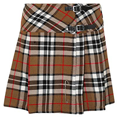 Tartanista Womens 16.5 Inch Scottish Tartan Mini Kilt Skirt