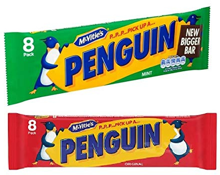 McVitie's Chocolate Biscuit Penguin (8 Bars (Pack of 2))