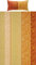 Erwin Müller Flanell Bettwäsche, Bettgarnitur Ranken gelb-orange Größe 40x80 cm / 135x200 cm - Wendekissenbezug, temperaturausgleichend, mit Reißverschluss, wohlig warm