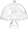 Cake Stand with Dome Cover Clear Durable Polystyrene christmas cake stand Cheese Dome Cloche cake display cake storage tin salad bowl