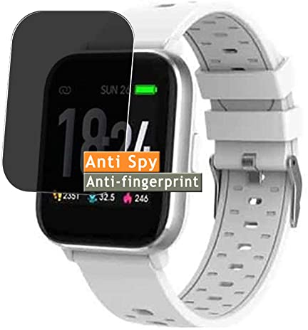Vaxson Anti Spy Schutzfolie kompatibel mit DENVER SW-163 1.4 Smart Watch SmartWatch Display folie folien Displayschutzfolie ( nicht Panzer Schutz Glas folie SchutzGlas nicht PanzerGlas ) Neue