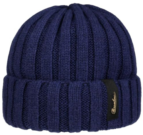 Borsalino Kaschmirmütze Umschlagmütze Strickmütze Wollmütze Damen/Herren - Made in Italy mit Umschlag Winter Herbst-Winter