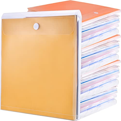 24 Stück 30,5 x 30,5 cm Scrapbook-Papier-Organizer, Top-Loading Kunststoff-Papierhalter, Bastelpapier, Aufbewahrung, Scrapbook, Organisation und Aufbewahrung für Sammelalben, Papier, Vinyl-Papier,