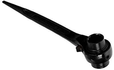 Aoktorkit Ratchet Podger Spanner, 22mm x 24mm Scaffold Spanner, Double Socket Wrench, 12 Point Steel Erect Spanners