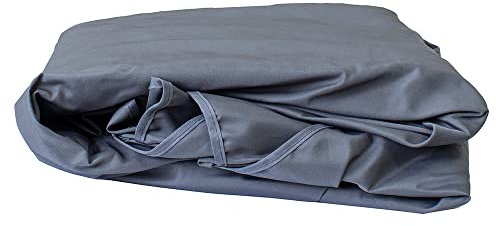 GARDENIA Lona de Repuesto para sombrilla con Solapas Laterales, 3 x 3, Gris