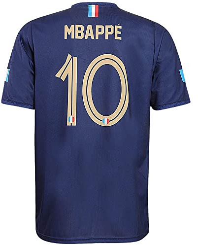 Frankreich Fußballtrikot Mbappe Heim 2024-2026 - Kinder und Erwachsene - Jungen - Sportsachen - Geschenk - Sport t Shirt - Sportbekleidung - Größe L
