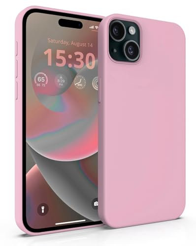 MyGadget Coque Compatible avec Apple iPhone 15 - Case Protection Rigide Anti Choc avec Doublure Microfibre - Rose