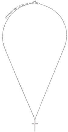 Heideman Halskette Herren Steven aus Edelstahl silber farbend poliert Kette für Männer