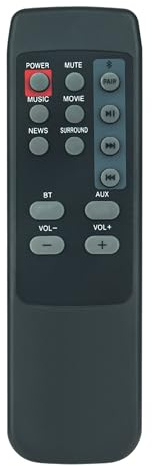 AULCMEET Mando a distancia de repuesto compatible con el sistema de cine en casa Nakamichi NK1B