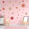 COMNICO 40 Stück Wandtattoo Blumen Gänseblümchen Wandaufkleber Boho-Stil Niedliche Wanddekoration Aufkleber Wandsticker für Schlafzimmer, Klassenzimmer, Wohnzimmer, Wandkunst (4 Blatt)