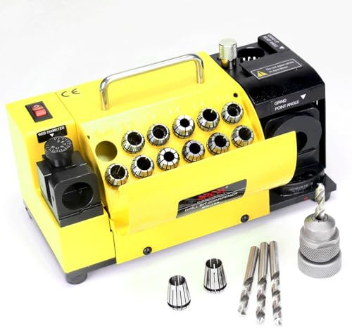 MRCM Affilatrice per punte da trapano, 3-15mm, angolo di 95°-135°, 13 pinze, portatile, 1 unità