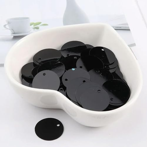 DYETEE 10g/Packung Runde Pailletten 6mm 8mm 10mm 15mm 20mm 30mm Nähen Pailletten für Handwerk Schmuck Zubehör Hochzeit Kleid Handwerk