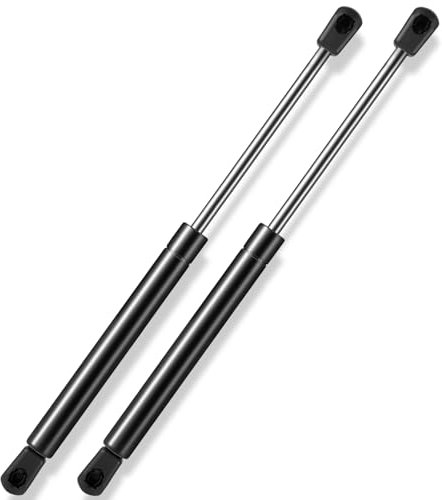 70952pk C16-15645 Lot de 2 vérins à gaz de 43,2 cm, 9,1 kg/89N Support de levage à ressort pour camping-car Leer Camper Shell Truck Topper Cap Auvent Porte Fenêtre Boîte à outils Snugtop Pièces de