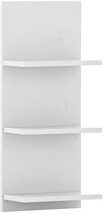 Schildmeyer Palermo Regal 157631, Mattweiß, 30,3 x 17,5 x 70,2 cm