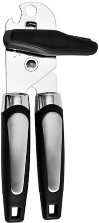Ieron Tin Openers 3-in-1 Stainless Steel Manual Tin Openers with Non-Slip Handle Can Openers Perfect Kitchen Tool