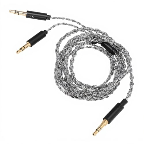 3,5-mm-auf-Dual-3,5-mm-Kabel, Kopfhörer-Ersatzkabel für T1 II/T5, für MDR Z7, für Sundara, für Arya, für Ananda, für He400se, für He4xx, für HarmonicDyne Zeus