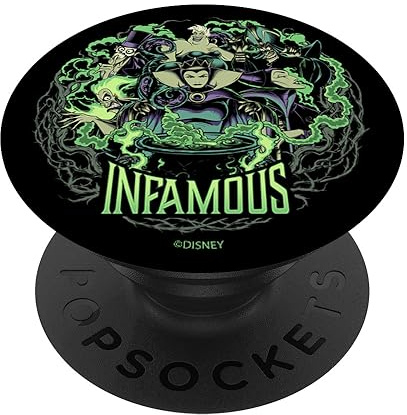 Disney Villains Infamous Group Shot PopSockets Klebender PopGrip