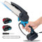 Cordless Mini Chainsaw for Makita 18V Battery, 4 Inch & 6 Inch Electric Handheld Small Chainsaw with 2PCS 5.5Ah Battery, Battery Powered Chain Saw for Branch Pruning Wood Cutting Tree Trimming