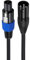 Hanprmeee Speakon to XLR Cable Audio Jack Speakon Male to XLR 3Pin Male Microphone Extension Lead Mic Jack Extender Cord Speakon Speaker Cable with Twist Lock for Amplifier DJ PA Stage. (0.5M)