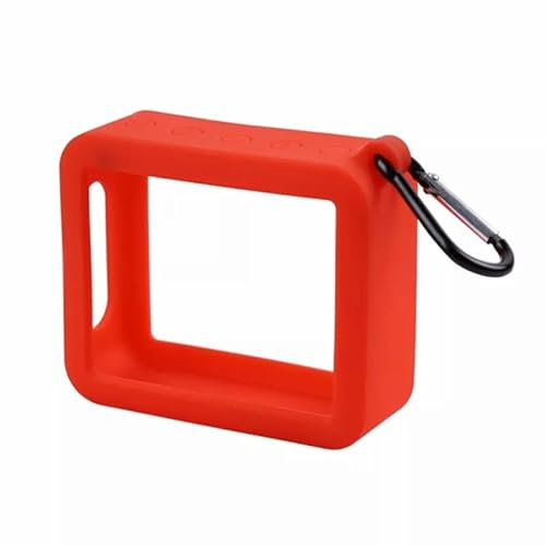 Custodia per JBL GO 2, custodia in silicone durevole, guscio protettivo, custodia per altoparlante Bluetooth anti-caduta, copertura portatile antiurto per il trasporto. (rosso)