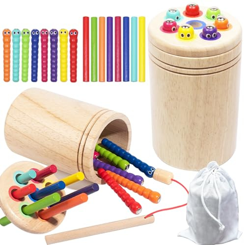 Montessori Spielzeug ab 1 Jahr, Montessori Sortierspiel Holzspielzeug