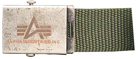 Alpha Industries Heavy Duty Belt 4 cm Unisex Gürtel Olive