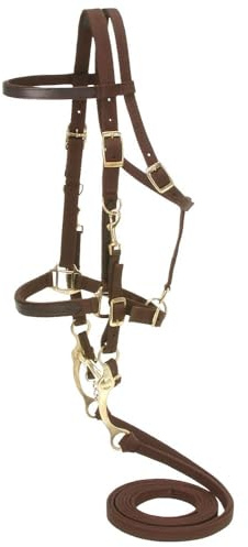 Tough 1 Robust 1 Australian Outrider Collection Nylon Zaumzeug/Halfter, braun