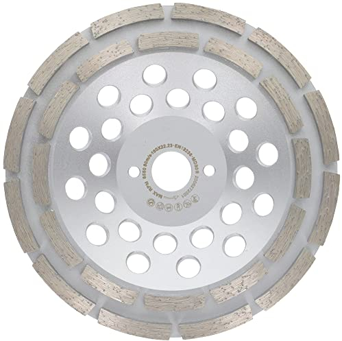 PRODIAMANT Diamant-Schleiftopf 180mm Beton universal 180 mm x 22,2 mm Schleifteller doppelreihig Bauhöhe 31mm