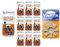 Premium Batteries Size 13 Hearing Aid Batteries 60 Batteries