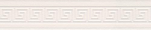 A.S. Création Bordüre Only Borders Borte 5,00 m x 0,10 m weiß Made in Germany 640116 6401-16