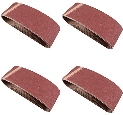 Belt Power Finger File Sander Abrasive Sanding Belts 410mm x 65mm 120 Grit 20 PK