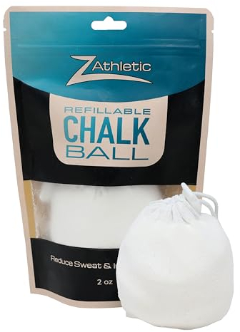 Z ATHLETIC Gymnastik-Kreideball für Klettern, Gymnastik und Gewichtheben, 57 g, nachfüllbarer Ball