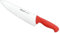 Arcos Cuchillo Cheferie 2900 - Hoja Acero Inoxidable Nitrum 10 con Mango Polipropileno Rojo - Plateado Higiene -istema Identificación Coloreguridad Alimentaria (7''). Serie 2900. Color Rojo.