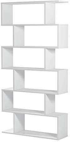 13Casa - Kafka A8 - Libreria. Dim: 80x25x192 h cm. Col: Bianco. Mat: Melamina.