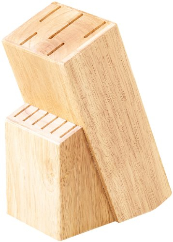 TokioKitchenWare Messerblock unbestückt: Messerblock aus Holz (Messer-Block, Messerhalter Holz, Messerset)