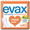Evax Salvaslip Maxi, Pack de 40, Sistema No Olor, Protección y Comodidad