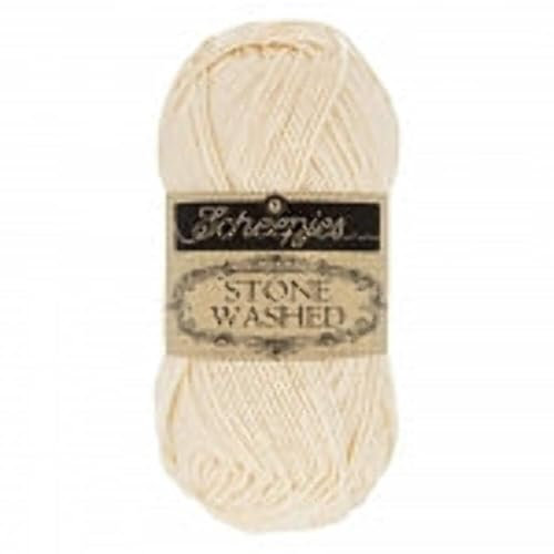Scheepjes Stone Washed 50 g – Farbton 821 Pink Quarzit, Baumwoll-Acryl-Garn