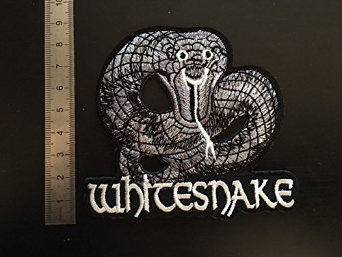 Aufnäher, Motiv: „Toppa Whitesnake“, heißklebend