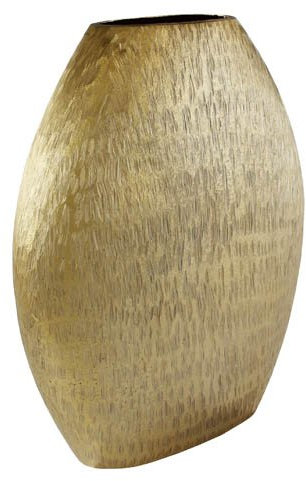 Kaheku Vase Abius oval Gold 27x7,5x34,5h 1211000138