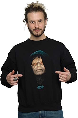 Absolute Cult Star Wars Men's Emperor Palpatine Sweatshirt Black XX-Large